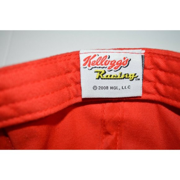 Kellogg's Racing No. 24 Jeff Gordon NASCAR Baseball Hat Cap Red Navy Cotton - Picture 8 of 8